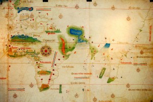 That's how they saw the world around 1492