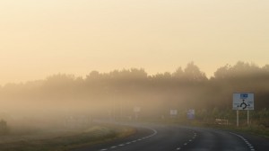 Misty morning roads